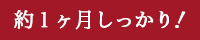 約1ヵ月しっかり!